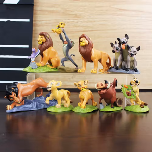 9-Pack Lejonkungen Figurer Deluxe