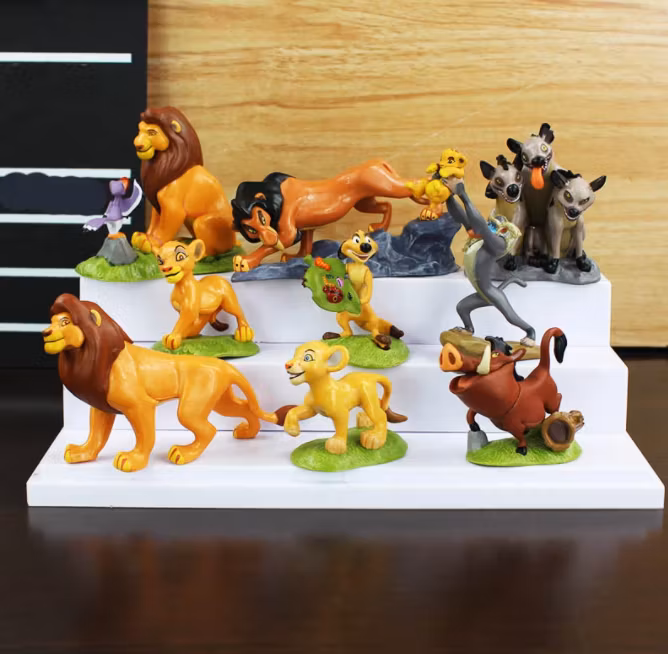 9-Pack Lejonkungen Figurer Deluxe
