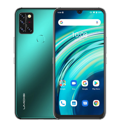UMIDIGI A9 Pro Global 8 GB  Ram 128 GB Lagring 6,3 tums FHD + IP68 Vattentät Helio P60 Android 11 4150 mAh 48MP AI Matris Fyrkamera 3 kortspår 4G Smartphone