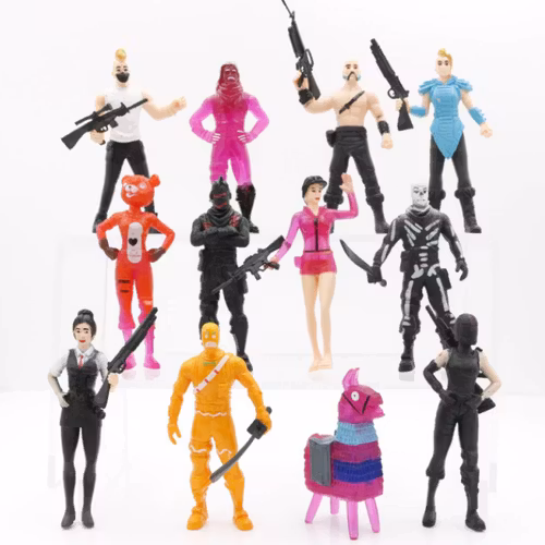 12-pack Fortnite Actionfigurer Anime Spel