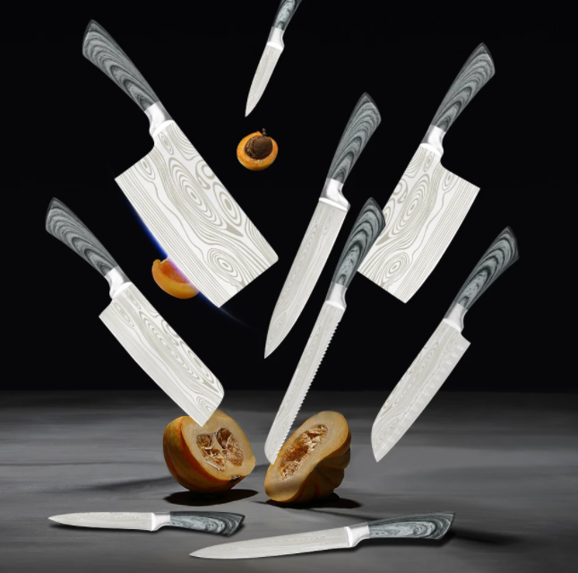 5-Pack Högkvalitativa Japanska Sashimi Knivar
