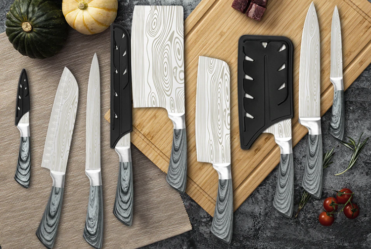 5-Pack Högkvalitativa Japanska Sashimi Knivar