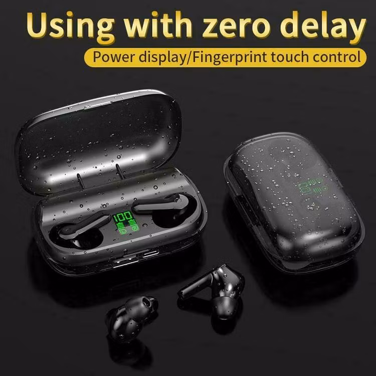 Bluetooth 5.0 Wireless Headphones Earphones Hörlurar Mini In-Ear Pods För iPhone Android med Led-display