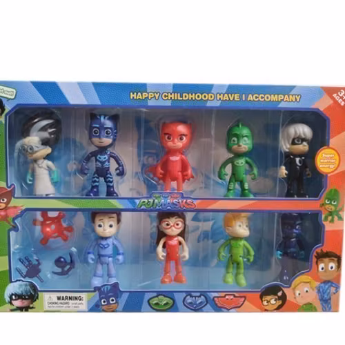 Pj Masks Pyjamashjältarna Figurer Leksaker Deluxe + Box