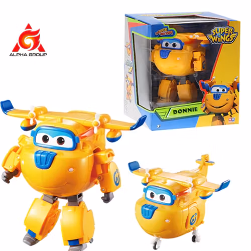 ABS Mästerflygarna Leksak Figur Flygplan Actionfigurer Robot Transformation Anime - Donnie