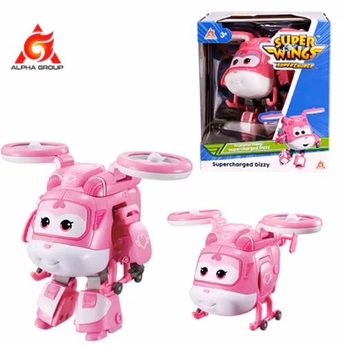 ABS Mästerflygarna Leksak Figur Flygplan Actionfigurer Robot Transformation Anime - Dizzy