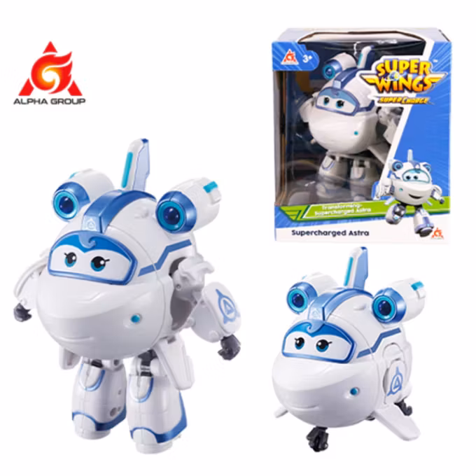 ABS Mästerflygarna Leksak Figur Flygplan Actionfigurer Robot Transformation Anime - Astra