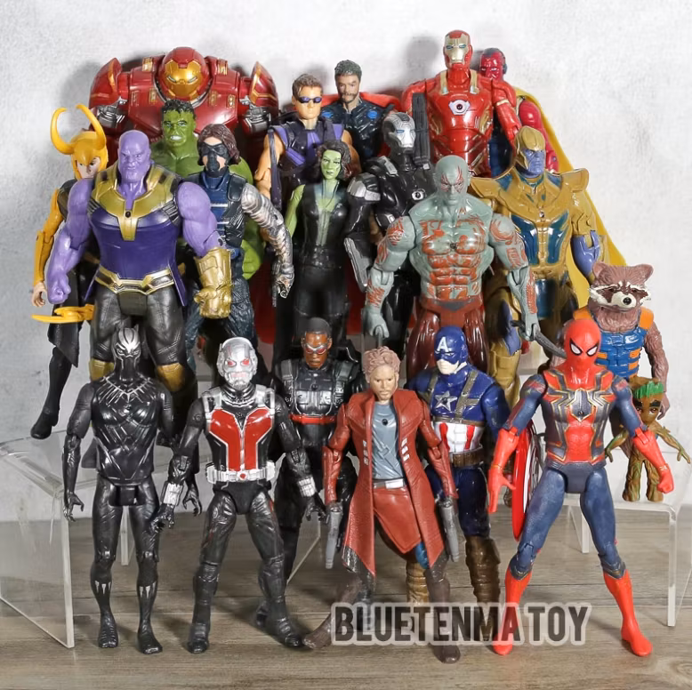 21-pack Marvel Deluxe figurer