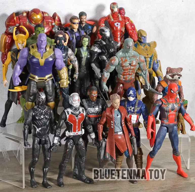 21-pack Marvel Deluxe figurer