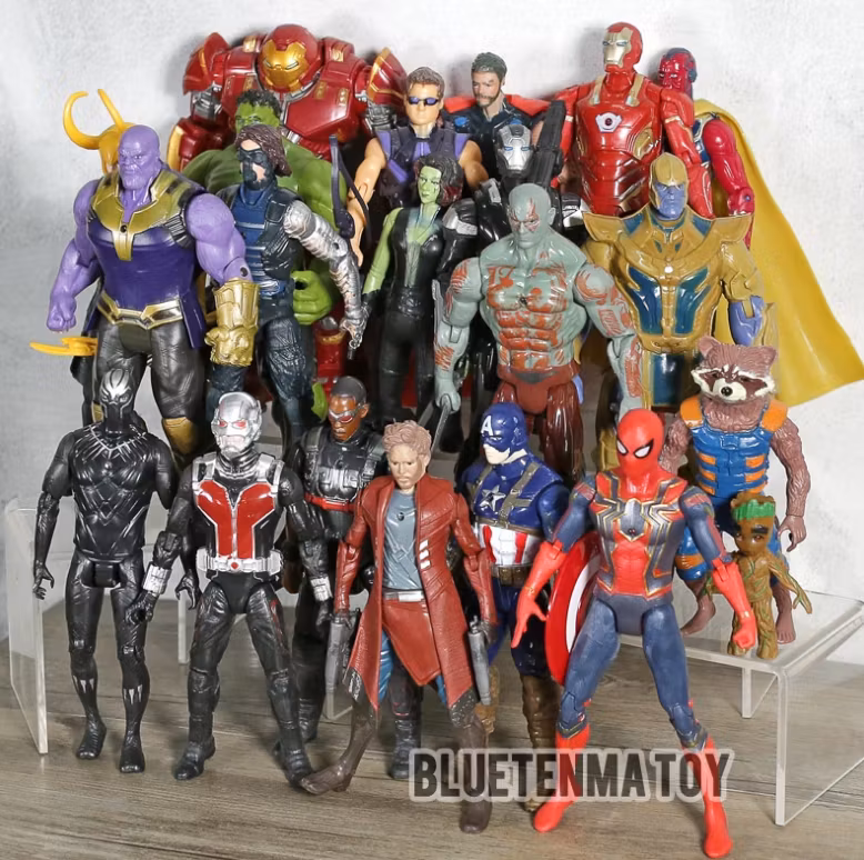 21-pack Marvel Deluxe figurer