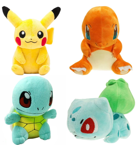 Pokemon Gosedjur Charmander Squirtle Bulbasaur Peluche Toy Pikachu Eevee Deluxe