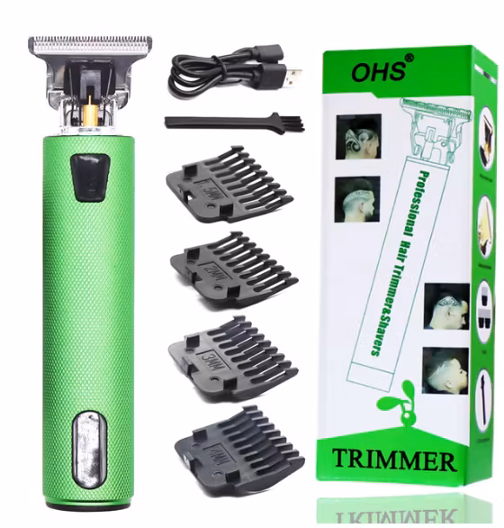 Vintage T9 0MM elektrisk sladdlös Hårklippningsmaskin Professionell Hårfrisörtrimmer för män Rakapparat