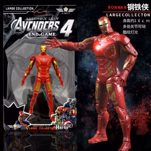 Iron Man Leksak Deluxe Action Figur