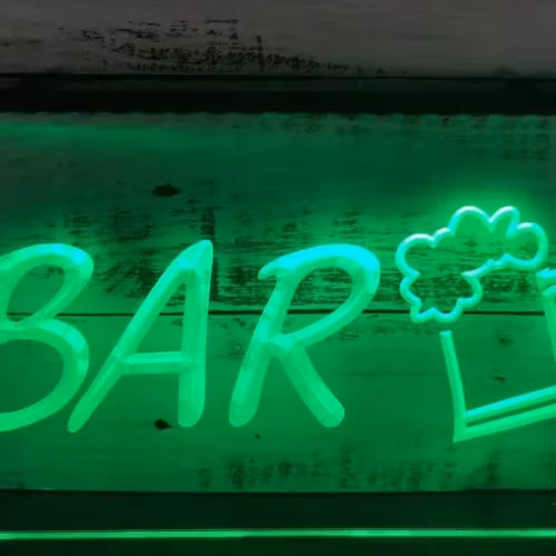 BAR NEON LJUS SKYLT LIGHT SIGN NR