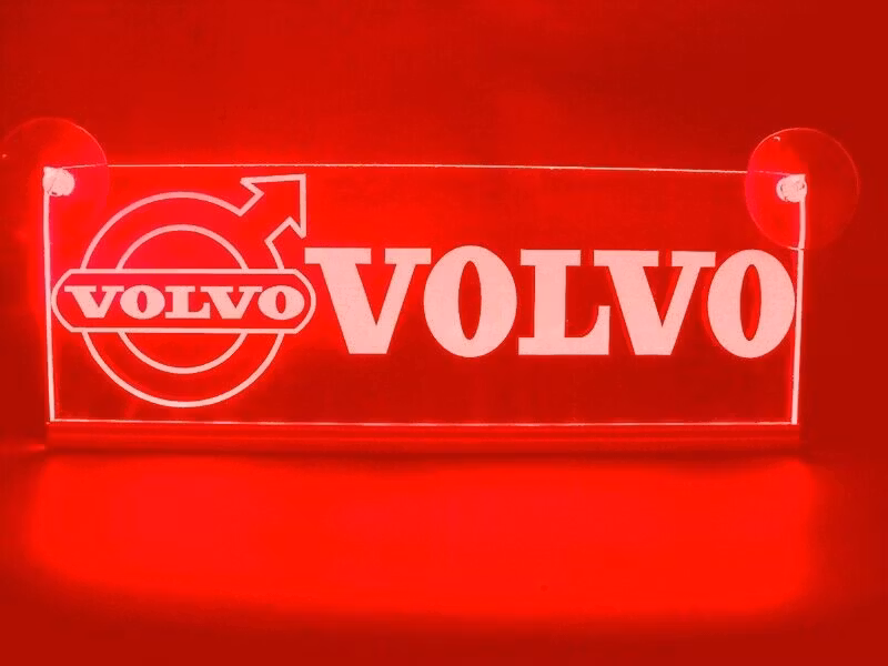 12 V VOLVO LED NEON LJUS SKYLT BIL LASTBIL