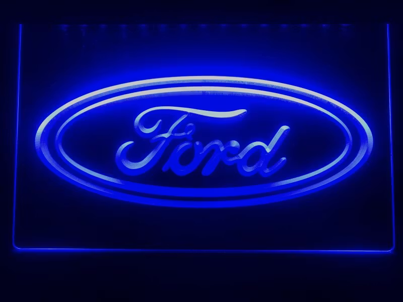 FORD NEON LOGO FÖRETAG SKYLT