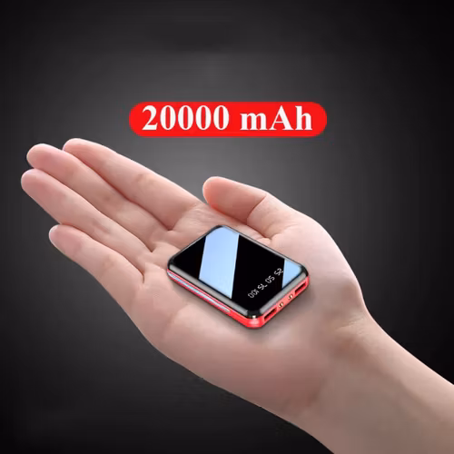Kraftfull & Kompakt: Smart Powerbank 20 000 mAh med Ficklampa