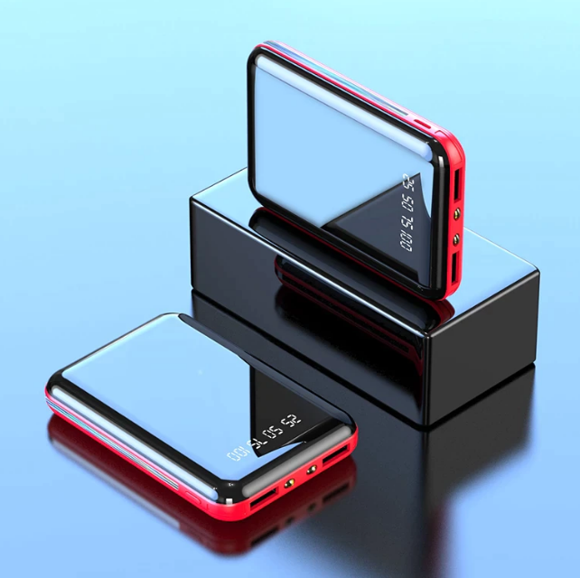 Kraftfull & Kompakt: Smart Powerbank 20 000 mAh med Ficklampa