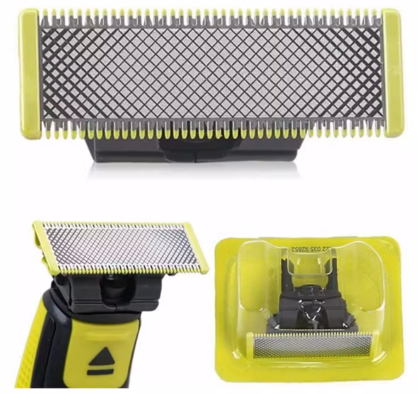 5-Pack OneBlade Ersättningsblad - Silver/Grön