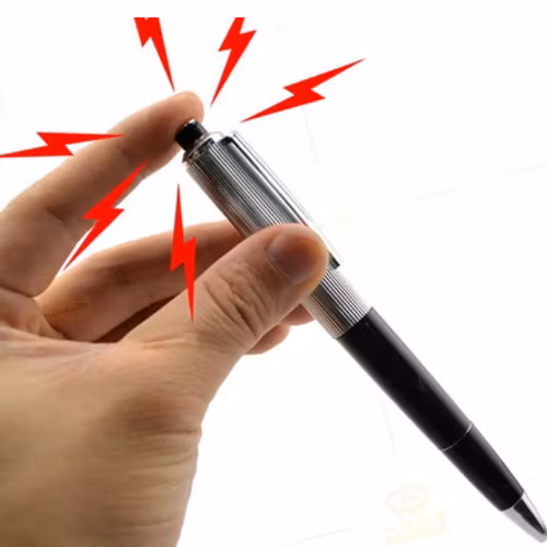 Skämtpenna, elektrisk stöt