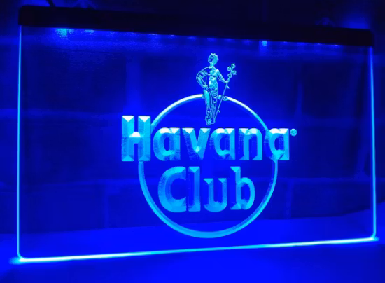 Havana Club Rum Led Neon Skylt