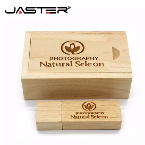 Unikt USB-Minne i Trä med Eget Tryck – 64 GB