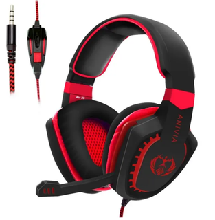 Gaming Headset Brusisolerande Overear Hörlurar med Mic.Volume Control Bas Surround Ljud för PC PS4 PS5 XBOX