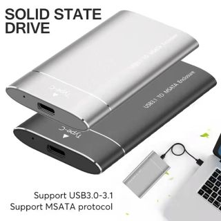 Lenovo External SDD Hårddisk USB 3.1 Type-C 2TB Bärbar Expansion Upgrade High Speed Hårddisklagringsenheter