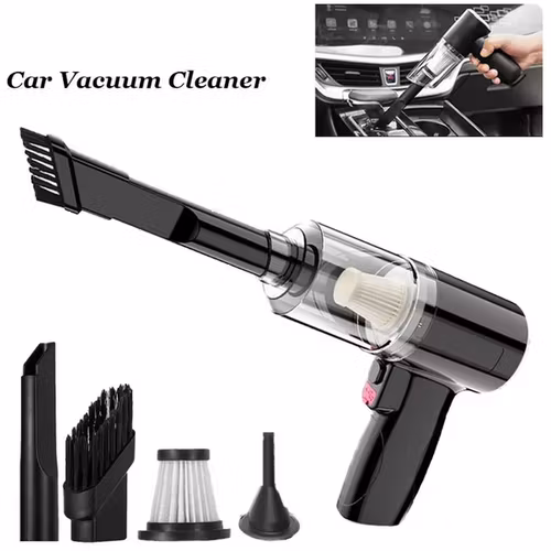 9000PA Trådlös Bildammsugare Trådlös Handhållen Automatisk Dammsugare Hem & Bil Dubbel användning Mini dammsugare med inbyggt batteri