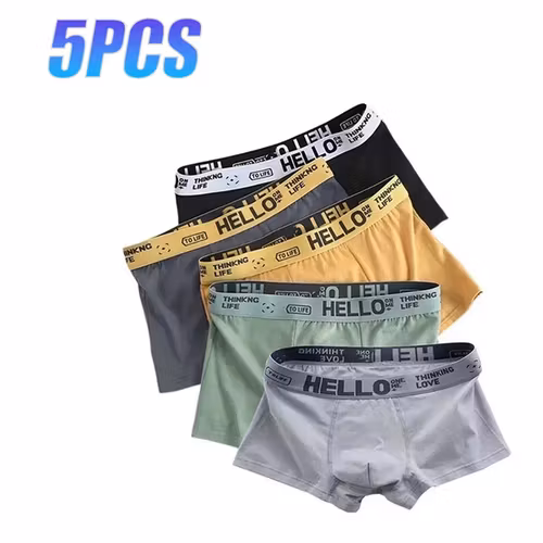 5-pack sexiga sportboxer shorts för män