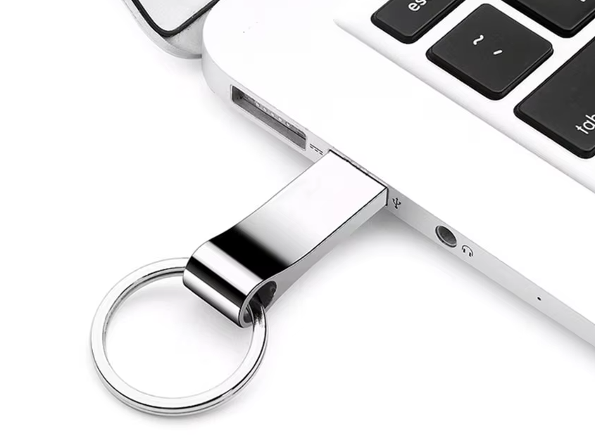 1TB/2TB USB-minne Metall USB Flash Disk Pendrive Flashminne Stick USB3.0 Qxuan-g - Silver