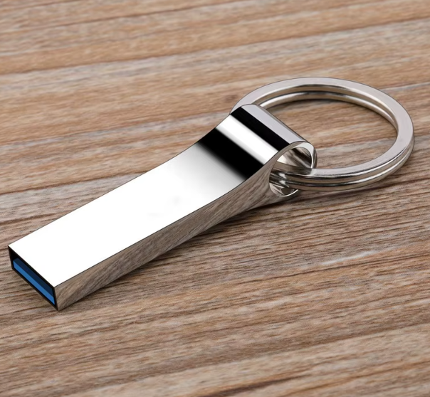 1TB/2TB USB-minne Metall USB Flash Disk Pendrive Flashminne Stick USB3.0 Qxuan-g - Silver