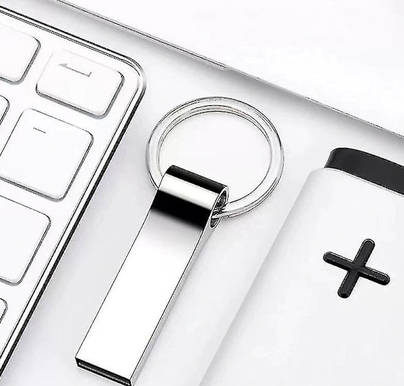 1TB/2TB USB-minne Metall USB Flash Disk Pendrive Flashminne Stick USB3.0 Qxuan-g - Silver