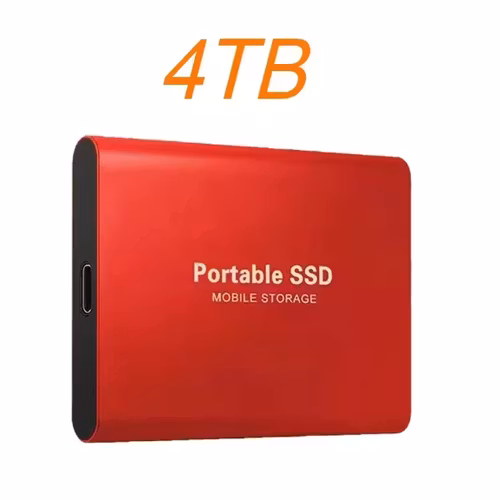 SSD 4TB USB/Typ-C-gränssnitt Extern Hårddisk (refurbished)
