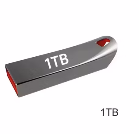 USB-minne i metall – 512 GB / 1 TB – USB 3.0 – Grå & Silver