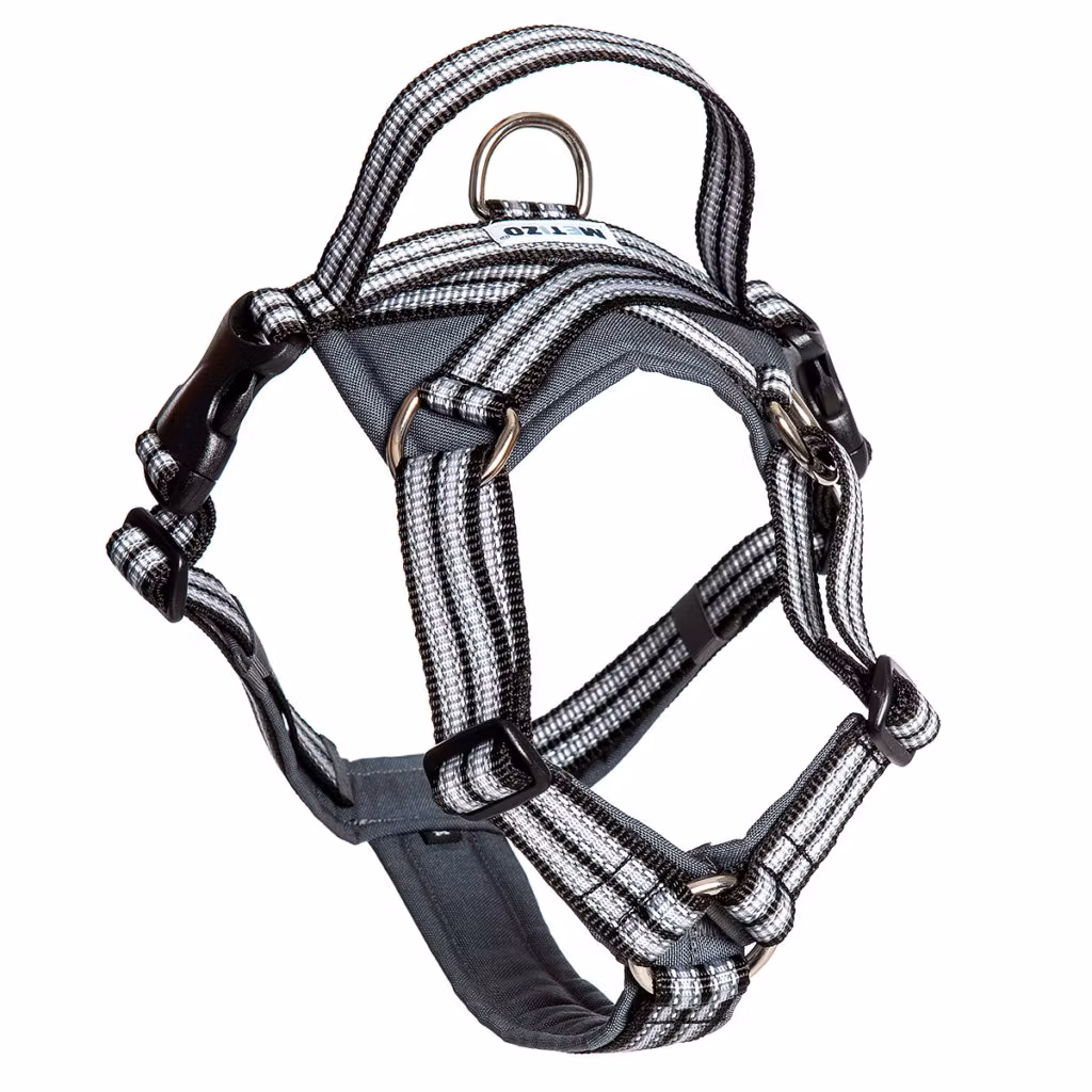 Metizo Future Walking - sele (antidrag,ergonomisk,reflex) Svart från XXS till XXL