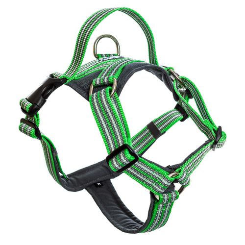 Metizo Future Walking - sele (antidrag,ergonomisk,reflex) Grön från XXS till XXL