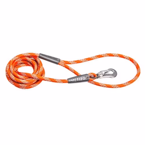 Metizokoppel/Spårlina 5m med reflex Orange Runt (6mm) 55mm/75mm hake