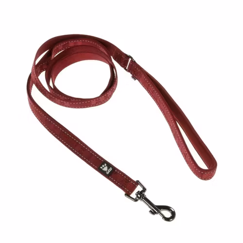 Hurtta Casual reflexkoppel ECO 20 mm x 180 cm, lingonröd