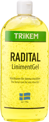 Trikem Radital LinimentGel 250 ml -hästkuren för ömma muskler