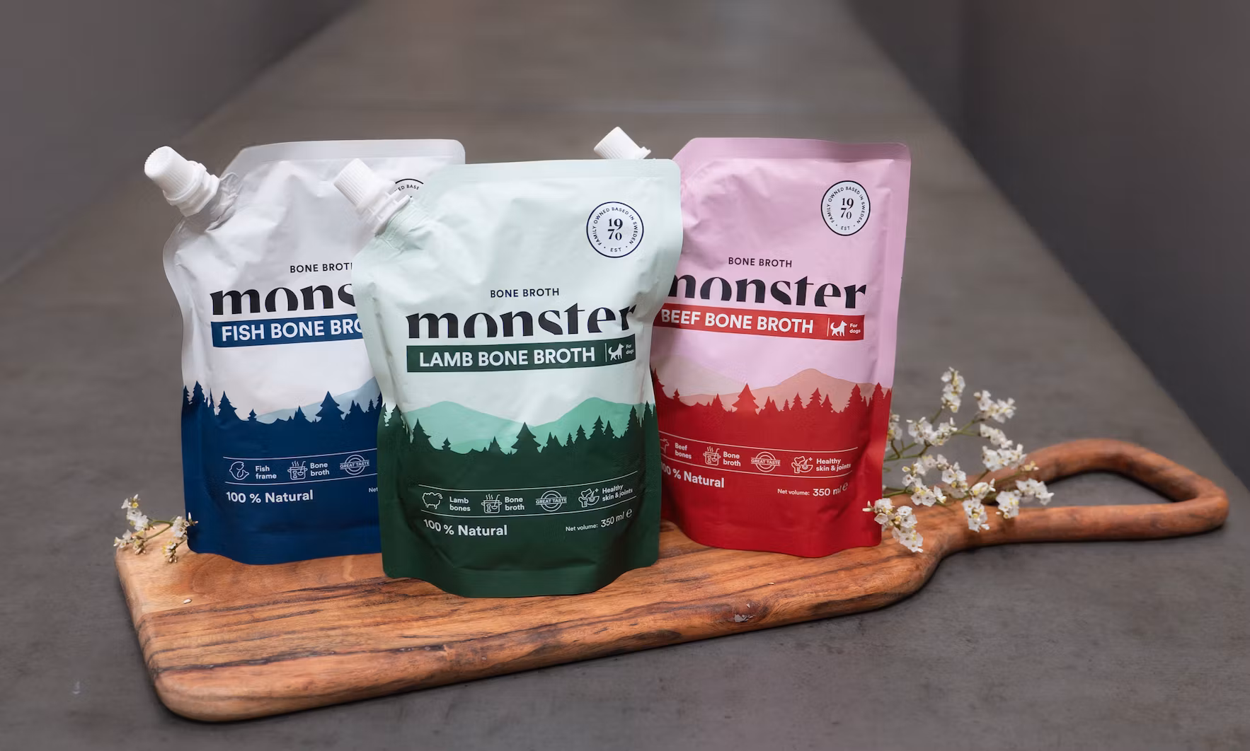 Monster Dog Bone Broth Lamb 100ml/350ml - benbuljong