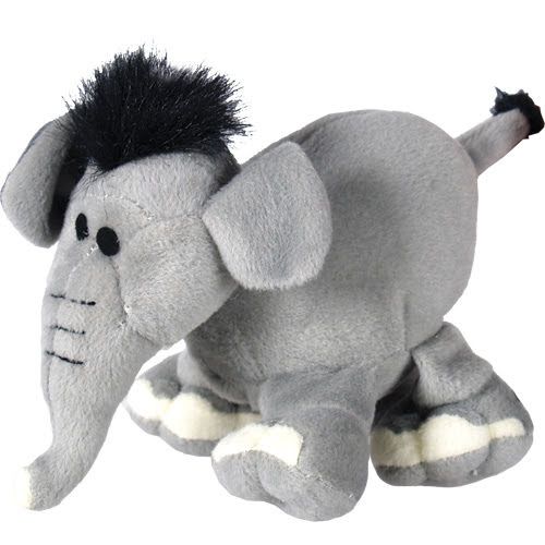 Plyschdjur Elefant med pip 16 cm
