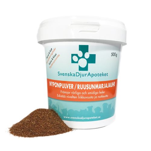 Svenska DjurApotekets Nyponpulver - antioxidanter 500g