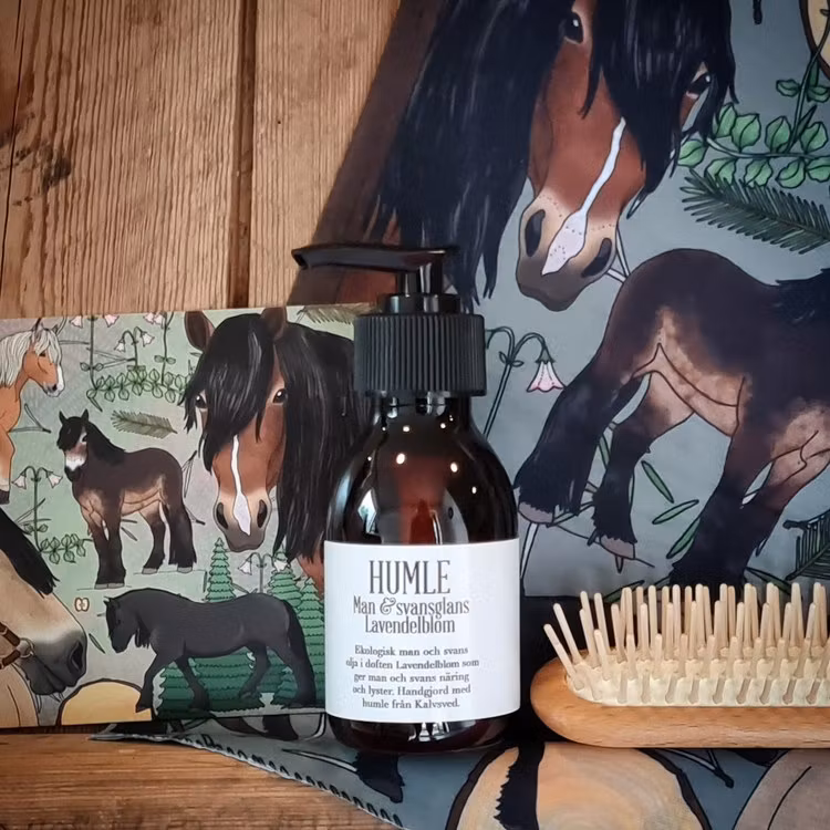 HUMLE Man & Svansglans - En jojobabaserad olja som ger naturlig lyster och hjälper vid utredning av tovor - 100 ml