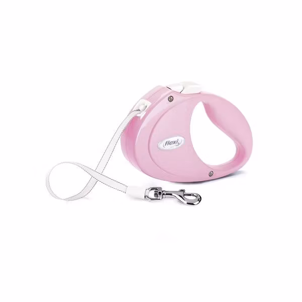 Flexi Puppy Flexikoppel/rullkoppel med band, XS (till 12 kg)  2 m