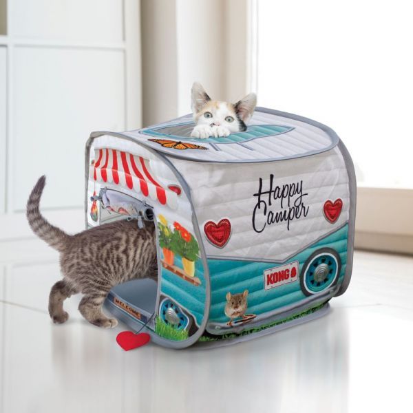 KONG KATT PlaySpaces Camper- "lekhus" 52x40x40cm