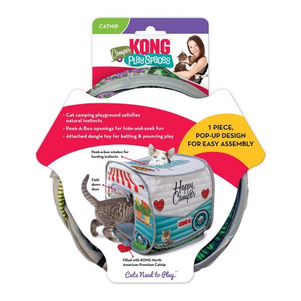KONG KATT PlaySpaces Camper- "lekhus" 52x40x40cm
