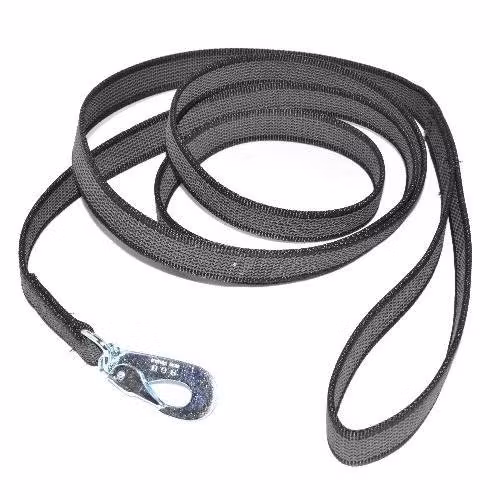 Gummerat koppel med handtag , antiglid 220 cm