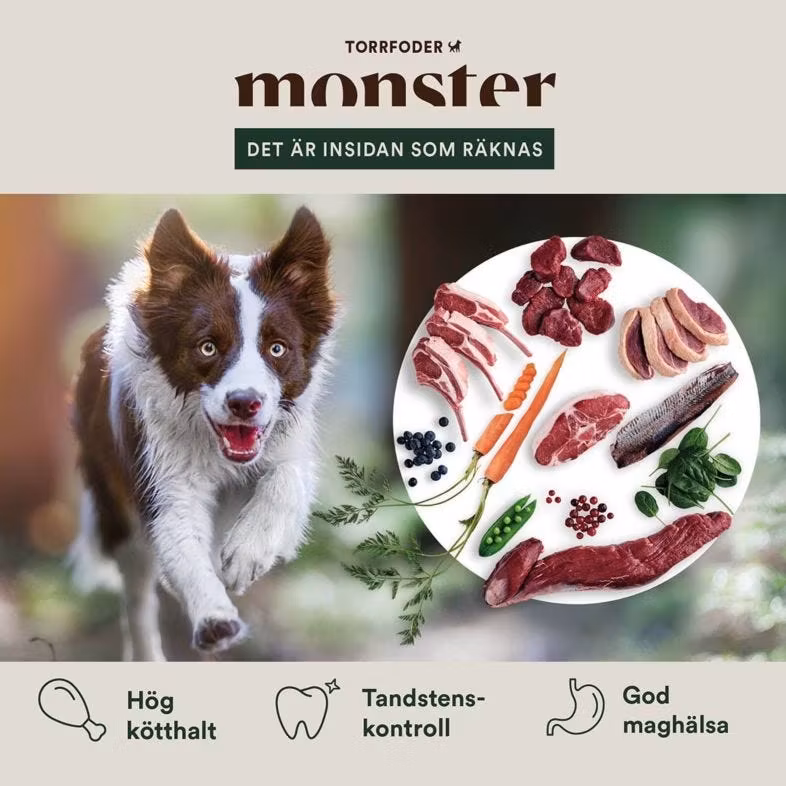 Monster Dog Original Sensitive White Fish All Breed - glutenfritt och vetefritt