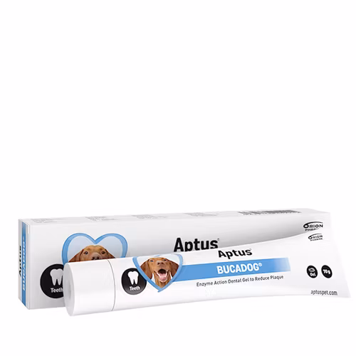 Aptus® Bucadog Tandgel Tandkräm - enzymbaserad munhygienisk gel 70 gr